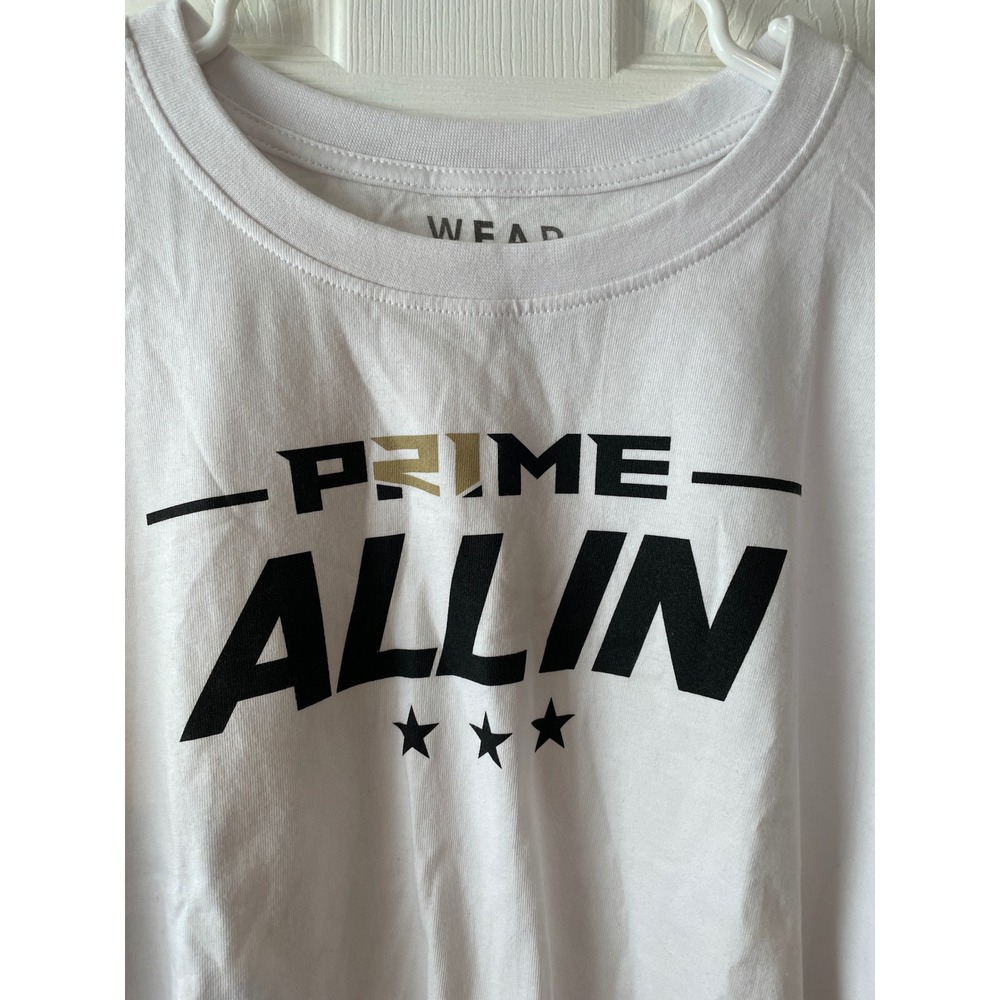 WEAR Erin Andrews Prime All In Tee Womens XL White NEW Graphic Long Sleeve - Picture 5 of 14